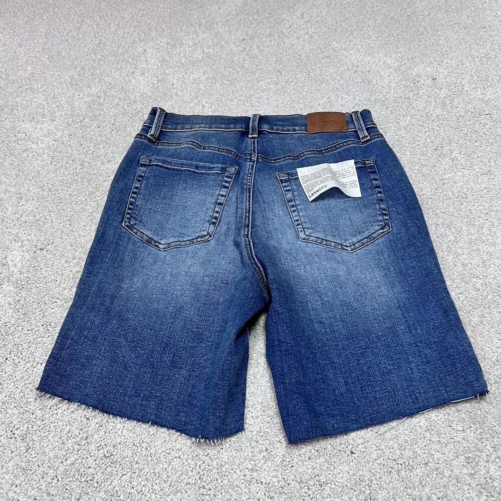 Level99 Shorts Women’s Blue Denim Pockets Size 28 NWT - Picture 8 of 11